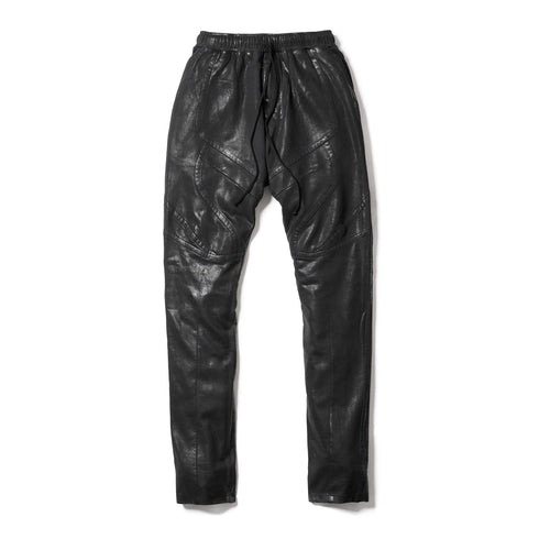 JULIUS 897PAM19 Black / Coated Illium Joggers